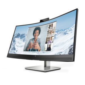 HP E34m G4 34" WQHD Curved USB-C Monitor | Webcam, Speakers | Black