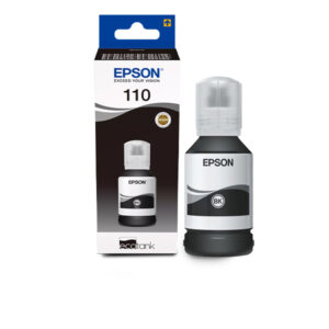 INK CART EPSON 110 Black – 120ml – For EcoTank M3170, M2120, M1120, M3140, M1180, M1100, M2170, M1170, M3180, M2140, M1140 – C13T03P14A
