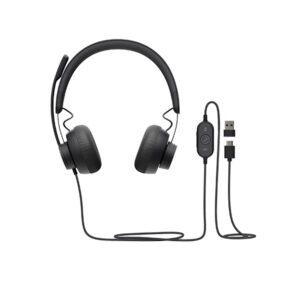 Logitech Zone Wired Headset with Noise-Cancelling Mic (UC version)